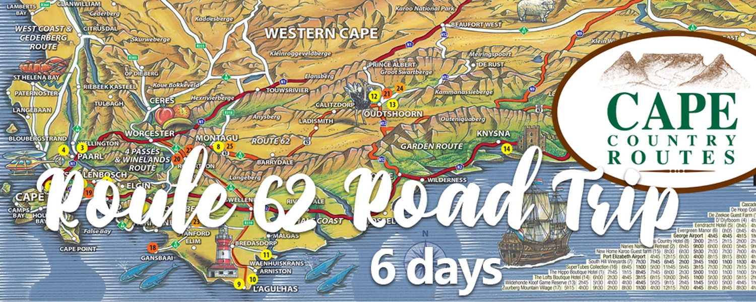 Cape Country Routes - Route 62 Road Trip Package